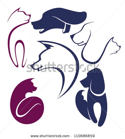 stock-vector-cats-and-dogs-vector-collection-of-pets-symbols-110686859 (421x470, 70Kb)