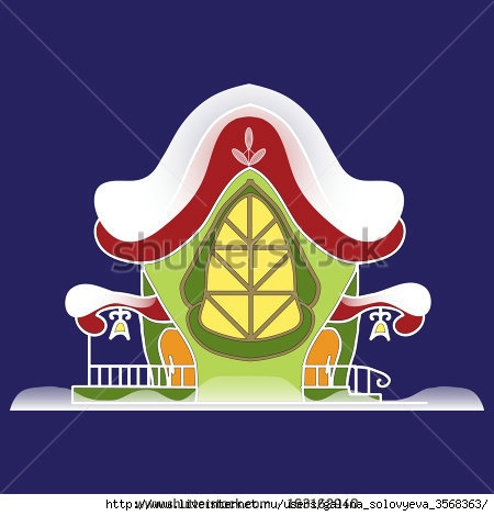 stock-vector-fairy-house-under-snow-drifts-at-night-vector-illustration-163162940 (450x470, 85Kb)