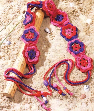 扁带线编织花样图片