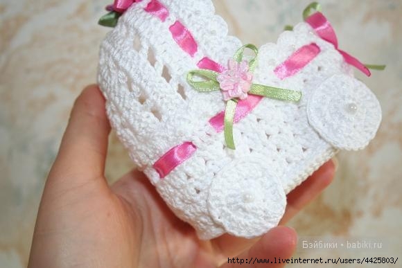 Колыбелька/корзинка для куклы или игрушки | Crochet Mini Cradle Pattern