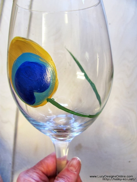 peacock wine glasses 008 (525x700, 202Kb)