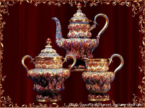 Three-piece Tea Set. 1900 (468x351, 128Kb)