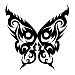  butterfly stencil (10) (700x700, 128Kb)