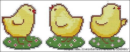 little_chick_cross_stitch_patten (497x200, 105Kb)