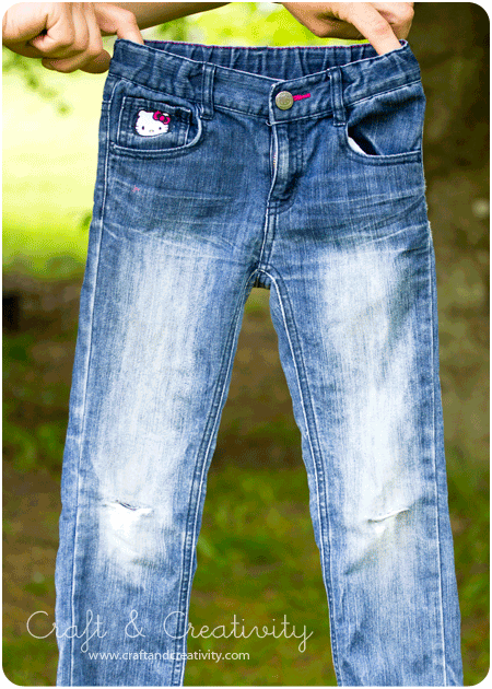 Переработанные джинсы