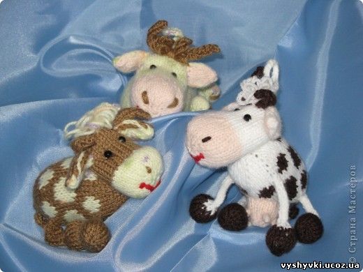 вязание крючком коровы