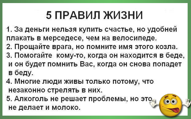 Правила твоей жизни 4 класс презентация