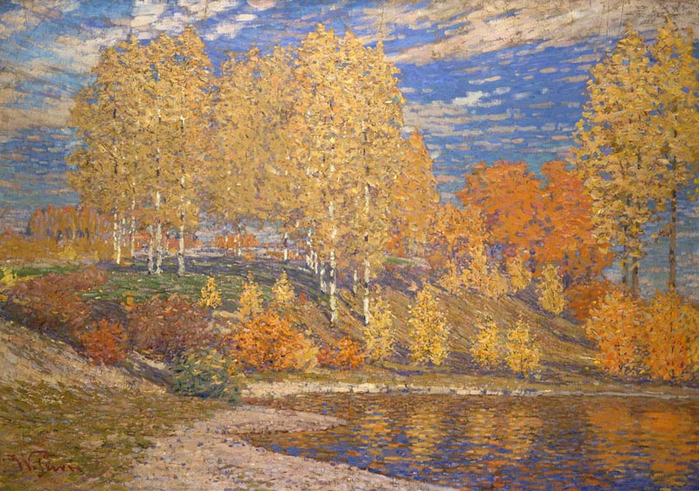 Autumn Sun, 1909 (700x491, 509Kb)