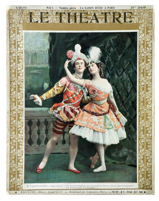 Le Theatre, Numero special La saison russe a Paris, Manzi, (555x700, 472Kb)