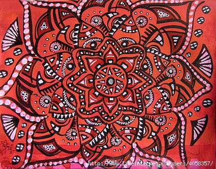 red-mandala-painting (425x332, 203Kb)