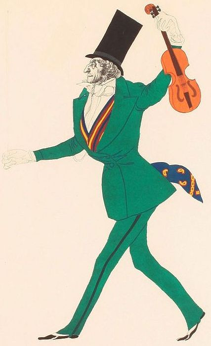+Эскиз костюма Паганини к балету Волшебная ночь Габриэле д'Аннунцио (427x700, 161Kb)