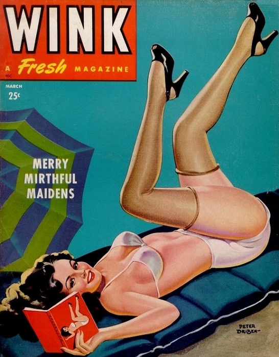 Peter Driben Cover Art, Wink Magazine - 1946 Mar (546x700, 295Kb)