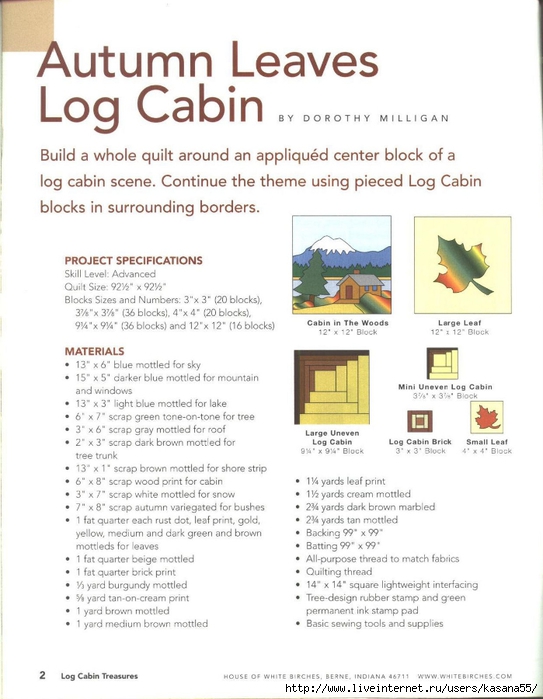 Log Cabin Treasures (2) (543x700, 207Kb)