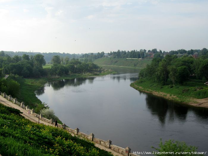 Река Волга во Ржеве