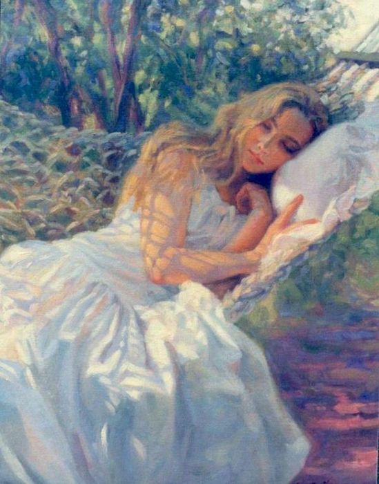 Asleep in the Hammock (549x700, 404Kb)