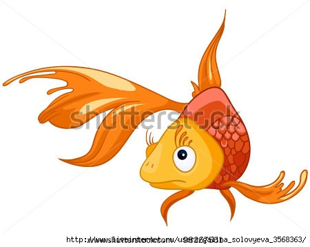 stock-vector-gold-fish-98267561 (450x358, 64Kb)