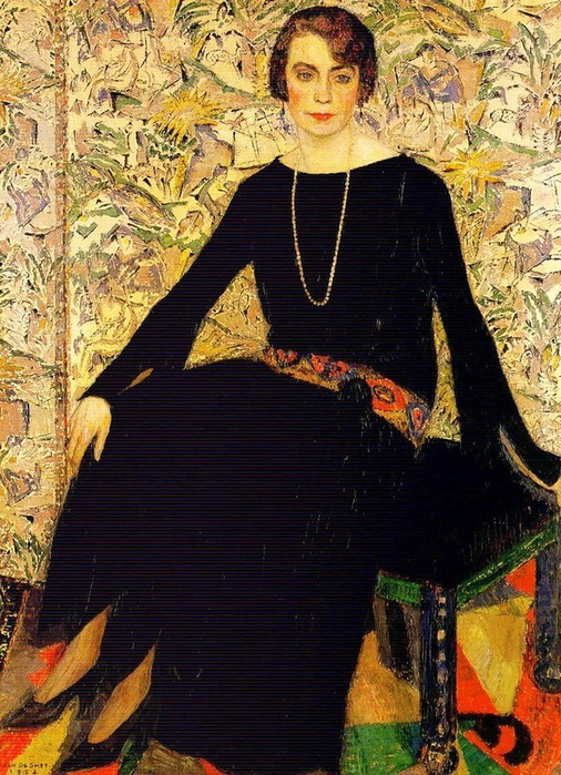 Mrs Norine Van Hecke, 1922 (506x700, 526Kb)