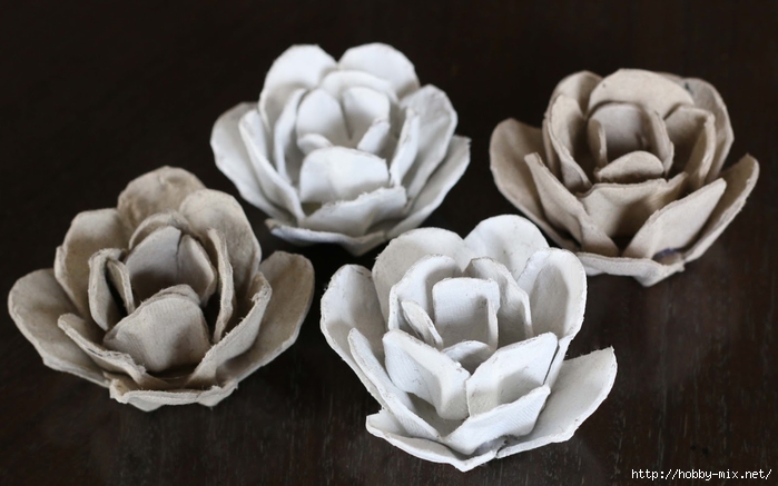 egg carton roses - painted (700x437, 179Kb)