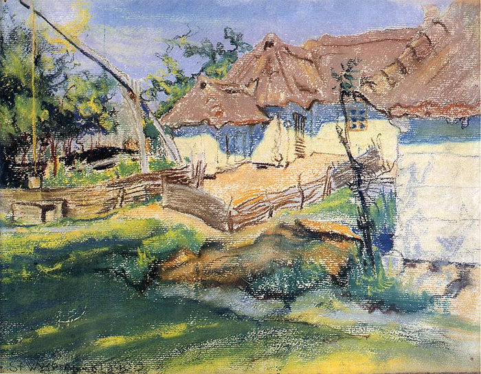 Chaty_w_Grebowie, 1900 (700x545, 556Kb)