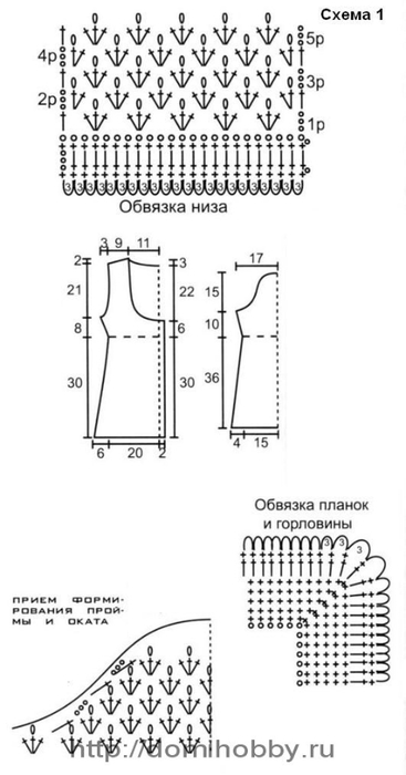 Вязание олеси данилюк со схемами