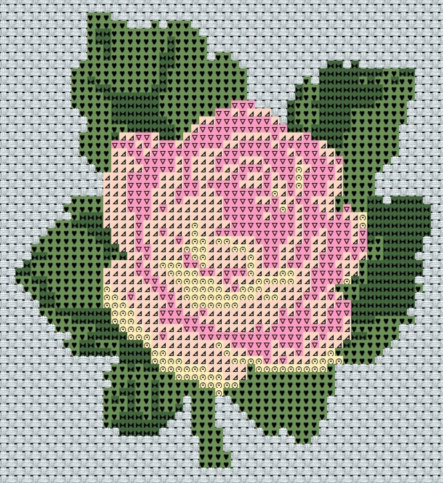 цвето-знаковая схема любой розы (641x700, 741Kb)