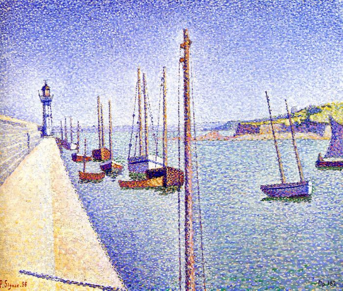 Portrieux, the Masts, 1888 (700x595, 695Kb)