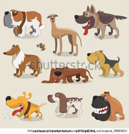 stock-vector-cartoon-dogs-collection-137048765 (450x470, 103Kb)