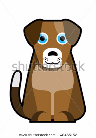 stock-vector-cute-dog-48455152 (326x470, 64Kb)