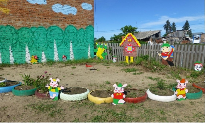 Идеи для площадки в детском саду своими руками (65 фото)
