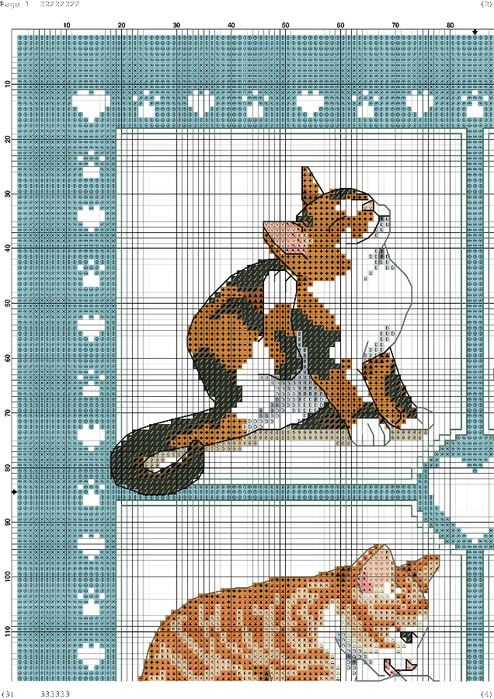 Feline Foursome-001 (494x700, 483Kb)