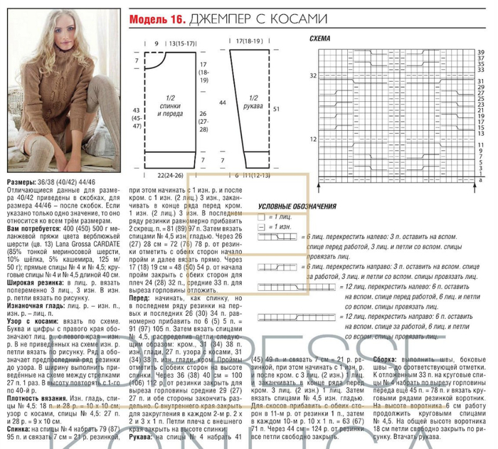 Джемпер из кашемира женский спицами схемы и описание