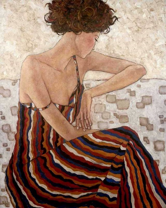 s-Woman-in-Striped-Dress-100x81-2003 (554x696, 416Kb)