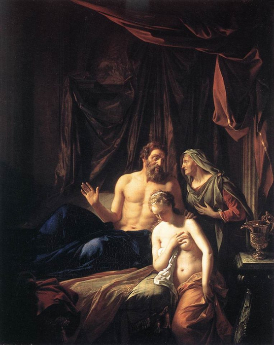 Adriaen van der Werff (1659 — 1722) Sarah presenting Hagar to Abraham 1699 (556x700, 335Kb)