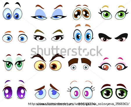 stock-vector-cartoon-eye-set-59543374 (450x369, 101Kb)