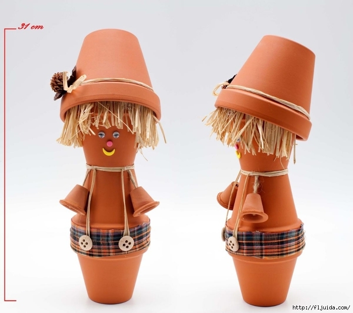 DIY-garden-decoration-ideas-doll-teracotta-pots-boy (699x619, 178Kb)