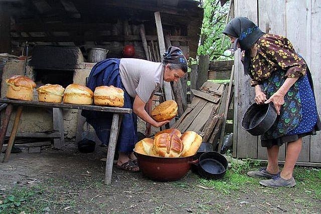 Там где я бабульки с жареной картошкой