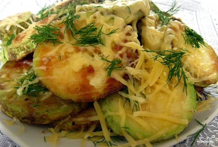 Тушеные кабачки с сыром — рецепт с фото пошагово
