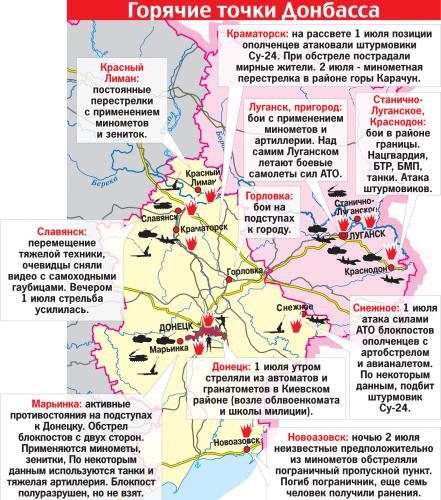 Карта славянска донецкой области подробная с улицами