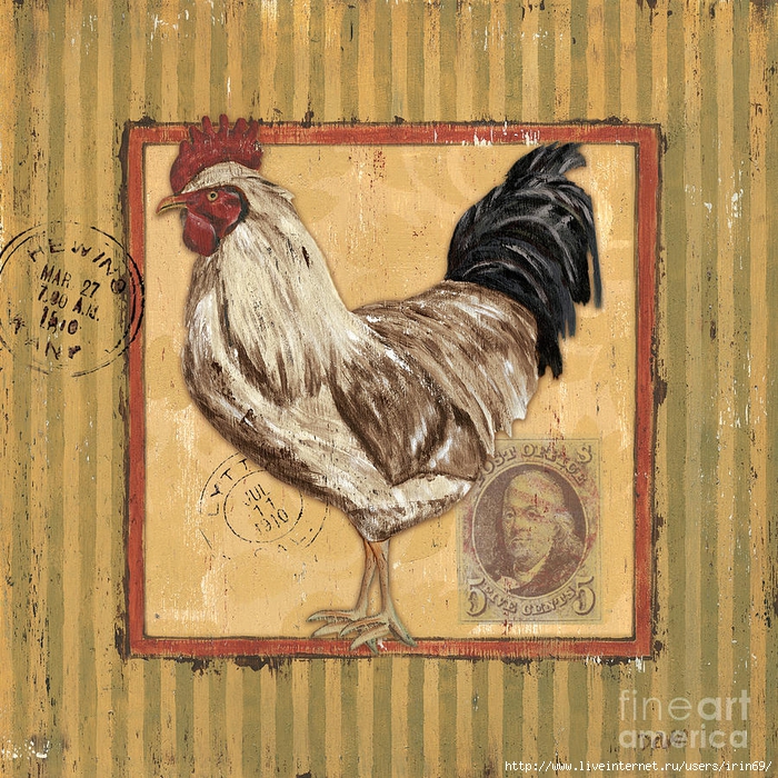 rooster-and-stripes-debbie-dewitt (700x700, 542Kb)