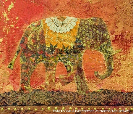 stock-photo-elephant-collage-painting-artwor (450x385, 220Kb)