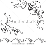  stock-vector-decorative-grapes-vine-vector-ornament-frame-144975697 (450x432, 88Kb)