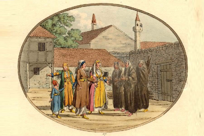 Татарские женщины. Христиан Гейслер. 1804. ины (700x466, 328Kb)