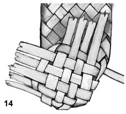 Плетем лапти из газетных трубочек (14) (253x230, 30Kb)