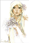  Lanarte34782-Lady_with_Lilac_Flower (415x605, 185Kb)