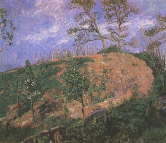 Landscape in Spring, 1905 (697x600, 366Kb)