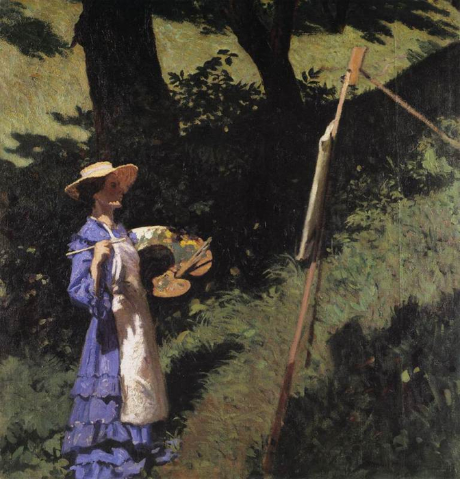 The Woman Painter, 1903 (672x700, 435Kb)