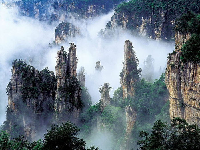Красивые картинки китайские пейзажи