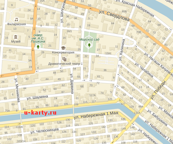 Карта астрахани с фотографиями улиц