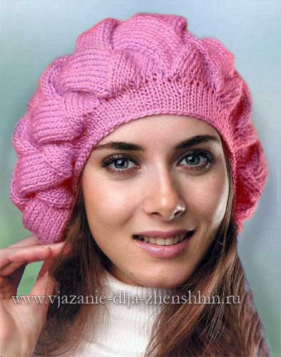 Вязание шапок для женщин (93 фото)