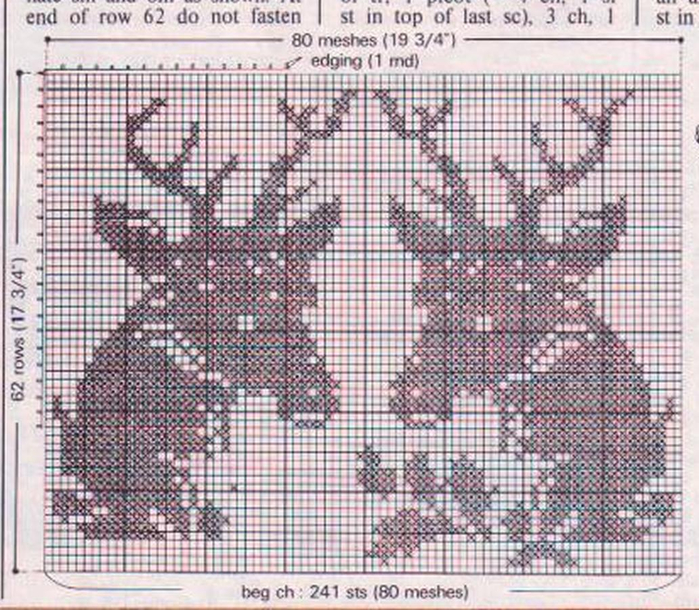 Жаккард олени схема. Олень филейное вязание. Филейное вязание Лось. Филейное вязание олени схемы.